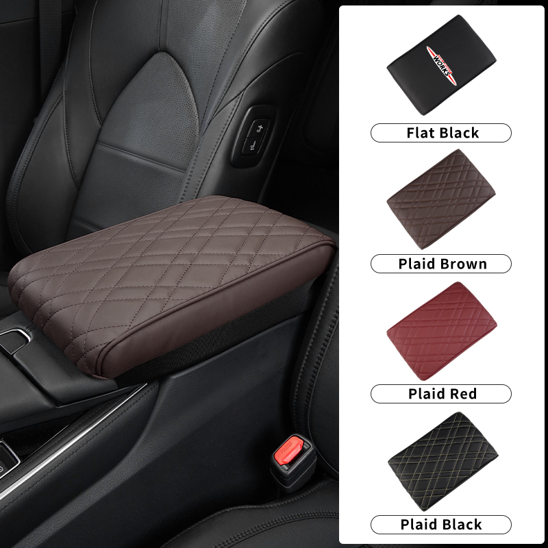 Leather Work For Car - Auto-Mittelarmlehnen-Kissenbox-Matte, rutschfeste Schutzabdeckung, Zubehör für MINI