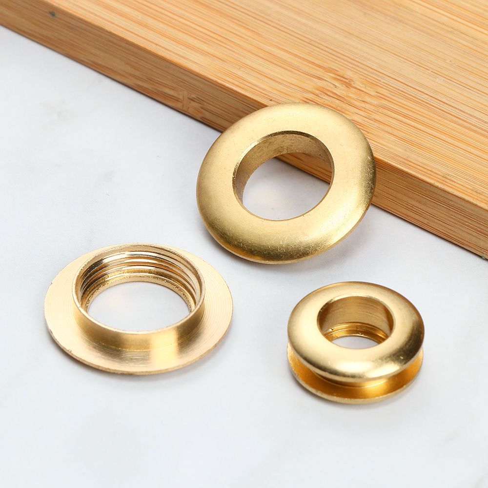 Leatherwork Eyelets - 2PCS Durable Messing Ösen Mit Scheibe