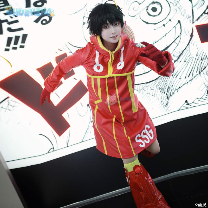 Leather Work Pants - Monkey D. Ruffy Egghead Cosplay Kostüm