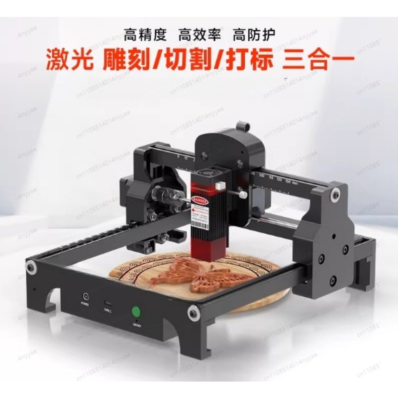 Leatherwork Machine - S1 2,5/3,5/6W Lasergravurmaschine Tragbare Mini-Lasergravur- und