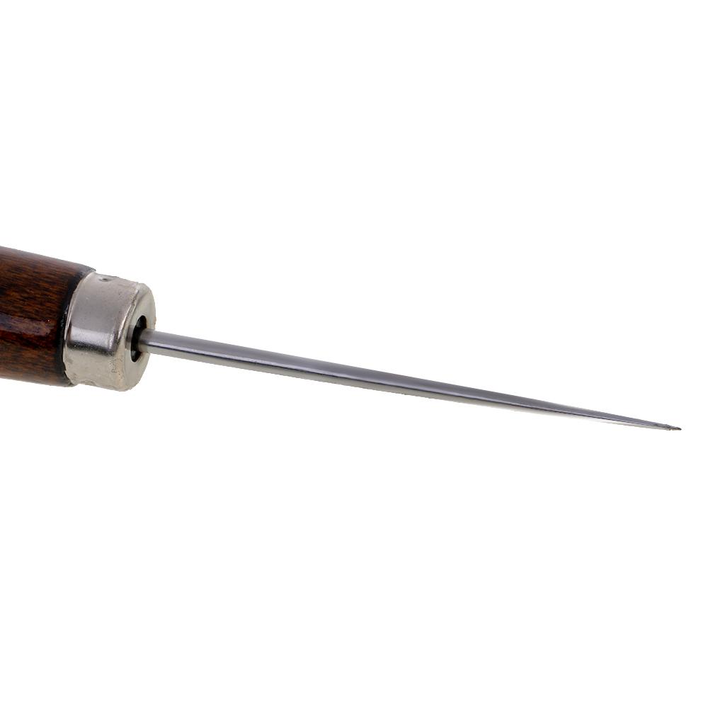 Leatherwork Hand Sewing Needles - Leder-Ahle aus Edelstahl, Handwerkzeug zum Stanzen,