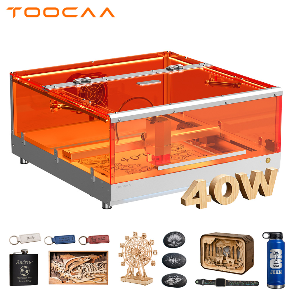 Leatherwork Machine - TOOCAA L2 40W AI Desktop-Lasergravierer &