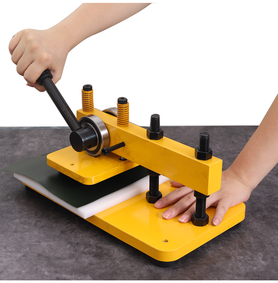 Leatherwork Hand Press - Manuelle Handpresse für DIY-Lederhandwerk, Schneiden und