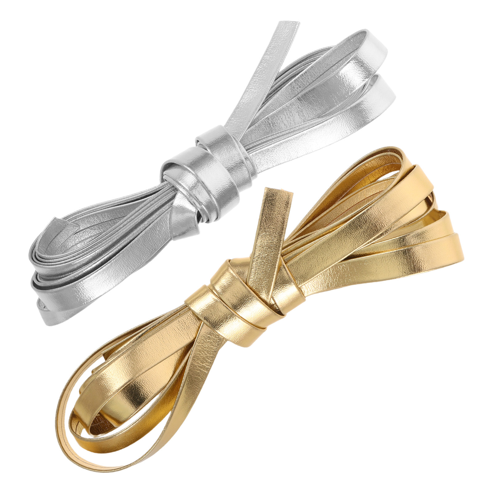 Leatherwork Jewelry - 2 Stück Künstliche Glatte PU-Kordel für
