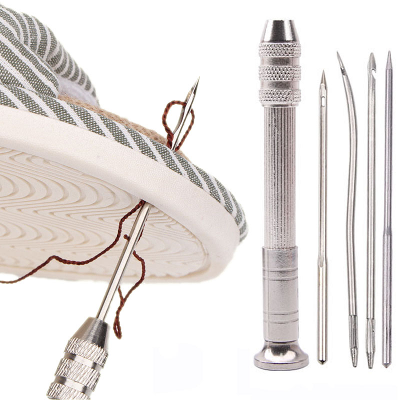 Leatherwork Tool Kit - Leder Nähen Ahle Set Austauschbare Multifunktionale