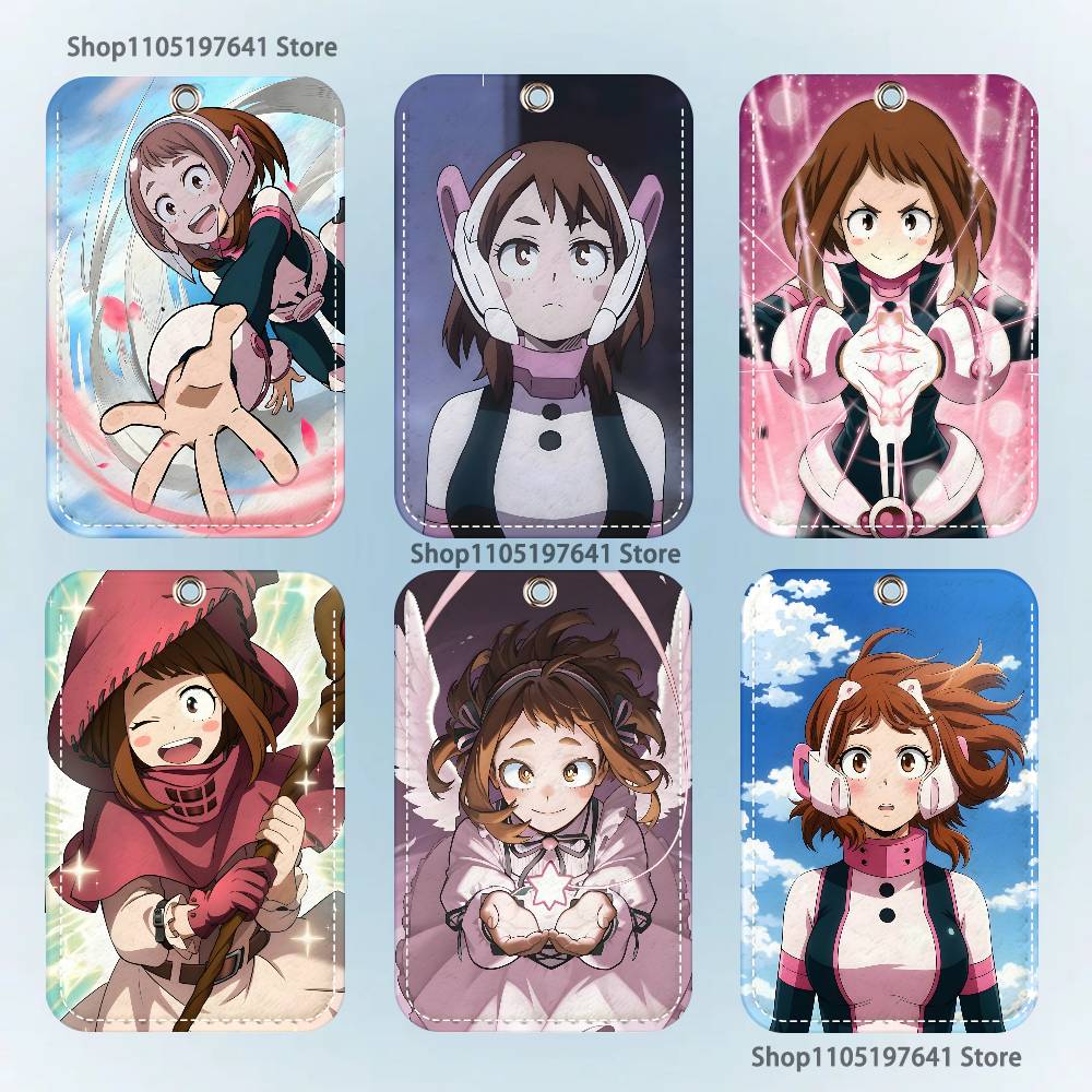 Leather Work In My Area - My Hero O-Ochako Uraraka Halter-Schlüsselanhänger für