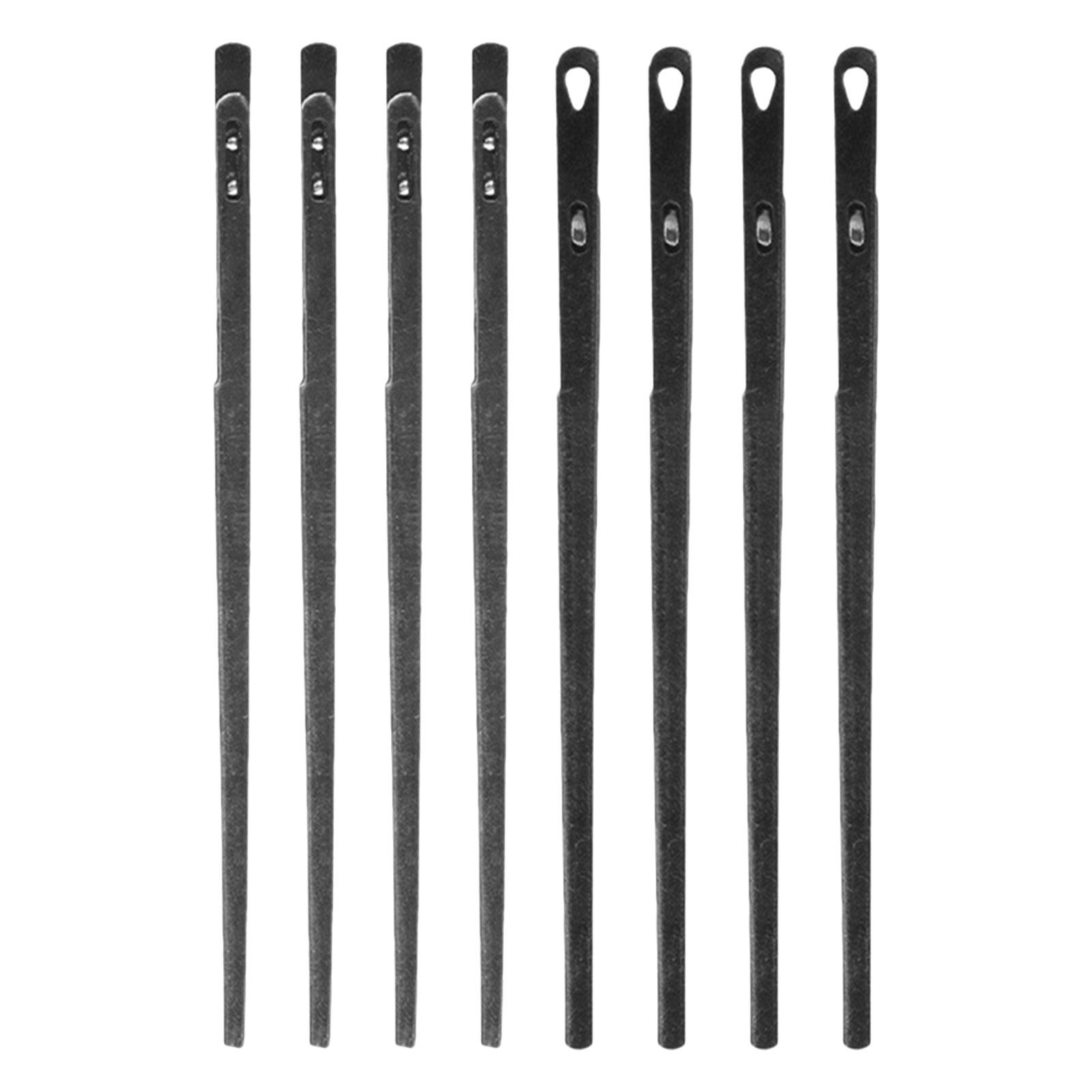 Leatherwork Hand Sewing Needles - 8-teiliges Set Stahl-Lederbearbeitungsnadeln Gebogene Nähwerkzeuge für