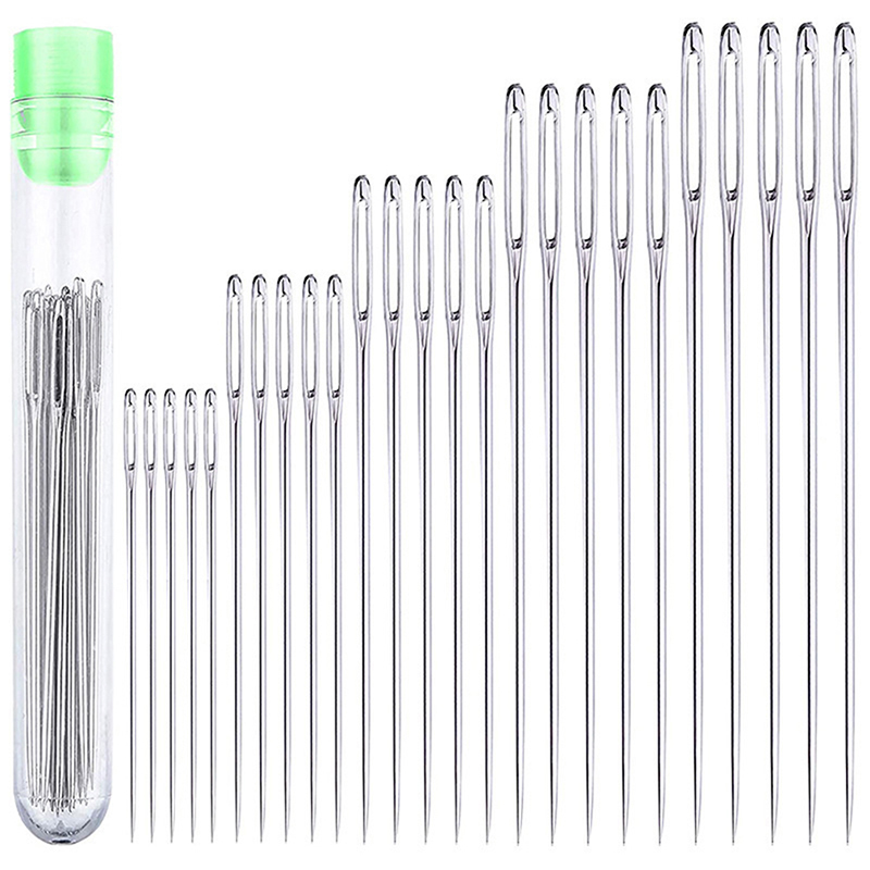 25 Stück Handnähnadeln mit gro – Leatherwork Hand Sewing Needles Bewertung und Preis