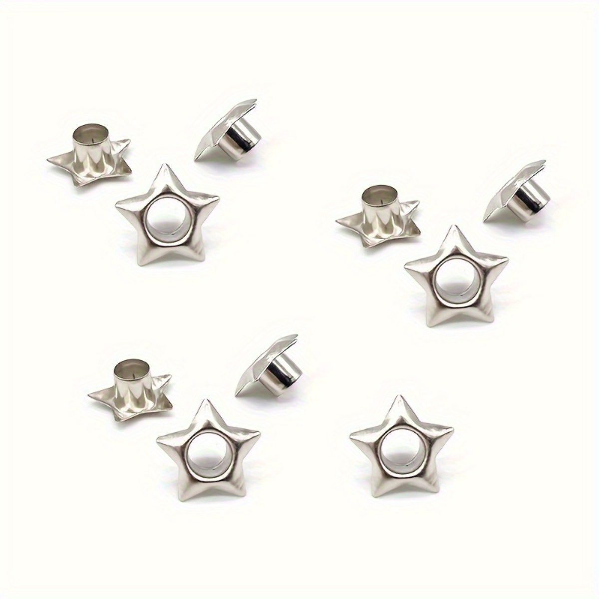 20PCS Sternförmige Ösen 5mm Me – Leatherwork Eyelets Bewertung und Preis