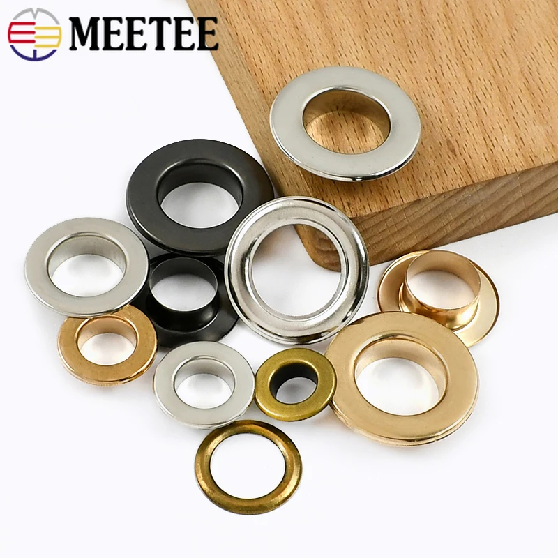 50 Stücke 3,5-15mm Metall Öse  – Leatherwork Eyelets Bewertung und Preis