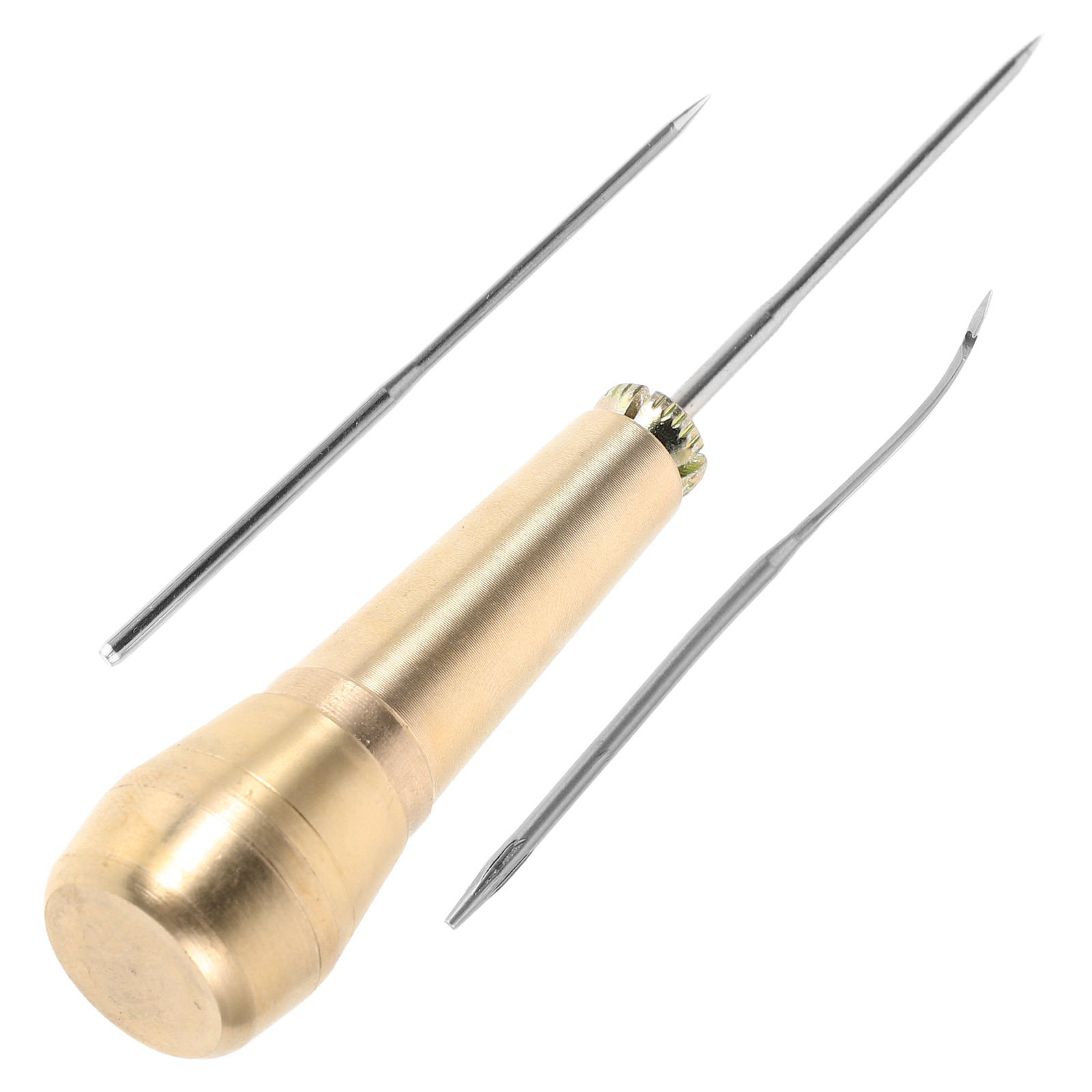 1 Set Robuste Messinggriff-Hak – Leatherwork Hand Sewing Needles Bewertung und Preis