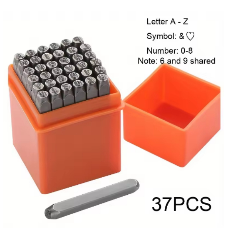 37-teiliges 3-mm-Zahlen- und B – Leatherwork Jewelry Bewertung und Preis