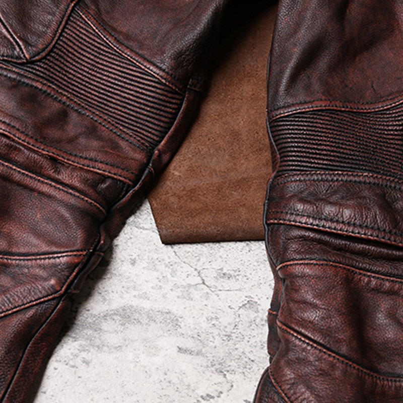 2022 Vintage Braun Männer Bike – Leather Work Pants Bewertung und Preis