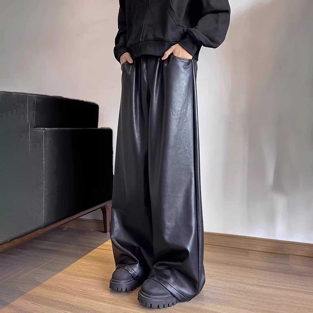Herren Retro Loose-Fit Hose au – Leather Work Pants Bewertung und Preis