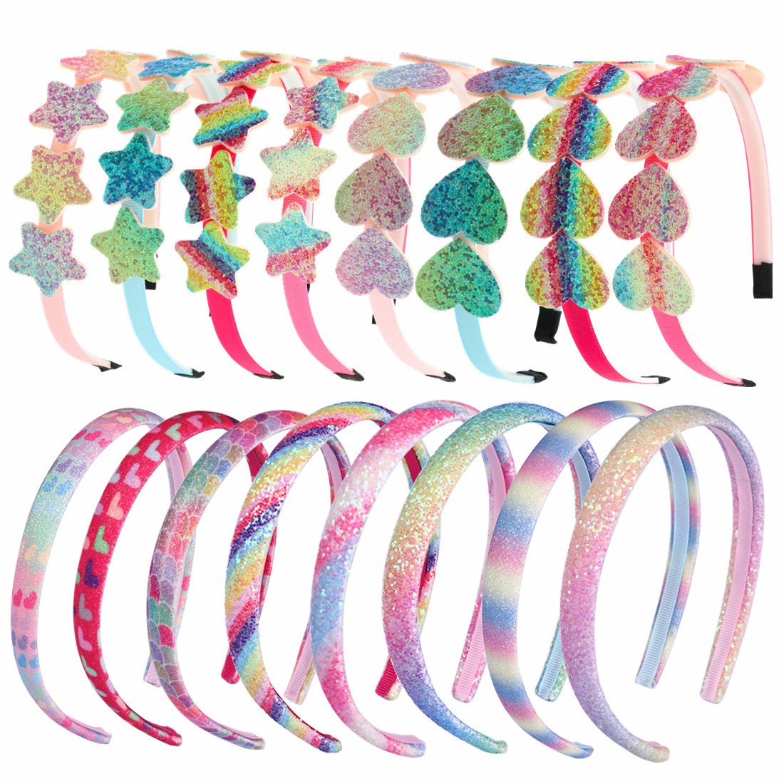 1pc Nette Herz Stern Stirnbänd – Leatherwork Pony Bewertung und Preis
