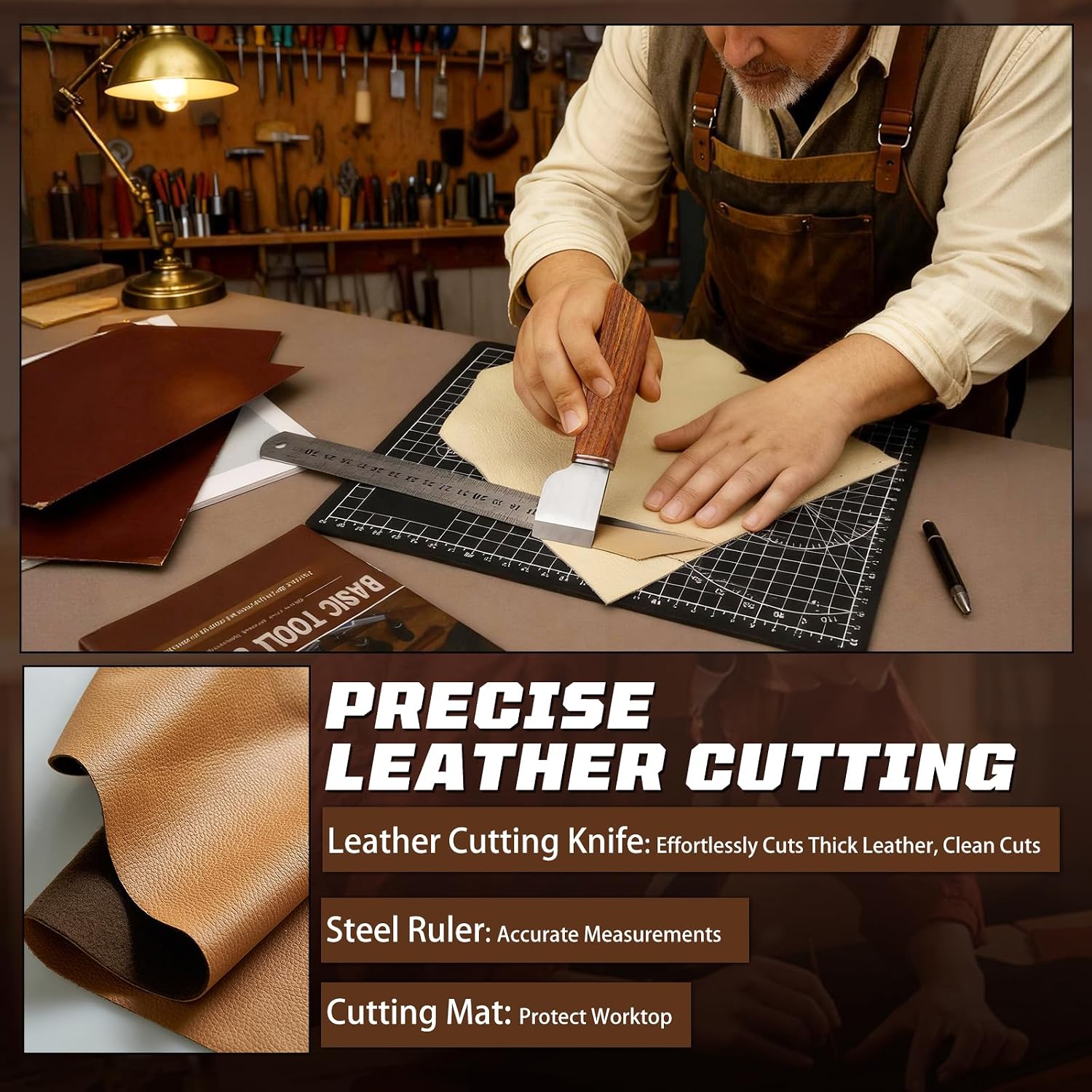 Lederbearbeitungs-Set, Lederwe – Leatherwork Tool Kit Bewertung und Preis