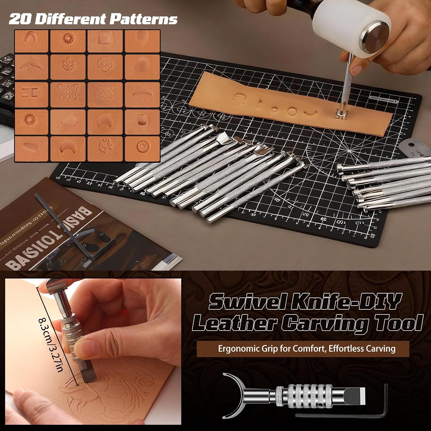 Lederbearbeitungs-Set, Lederwe – Leatherwork Tool Kit Bewertung und Preis