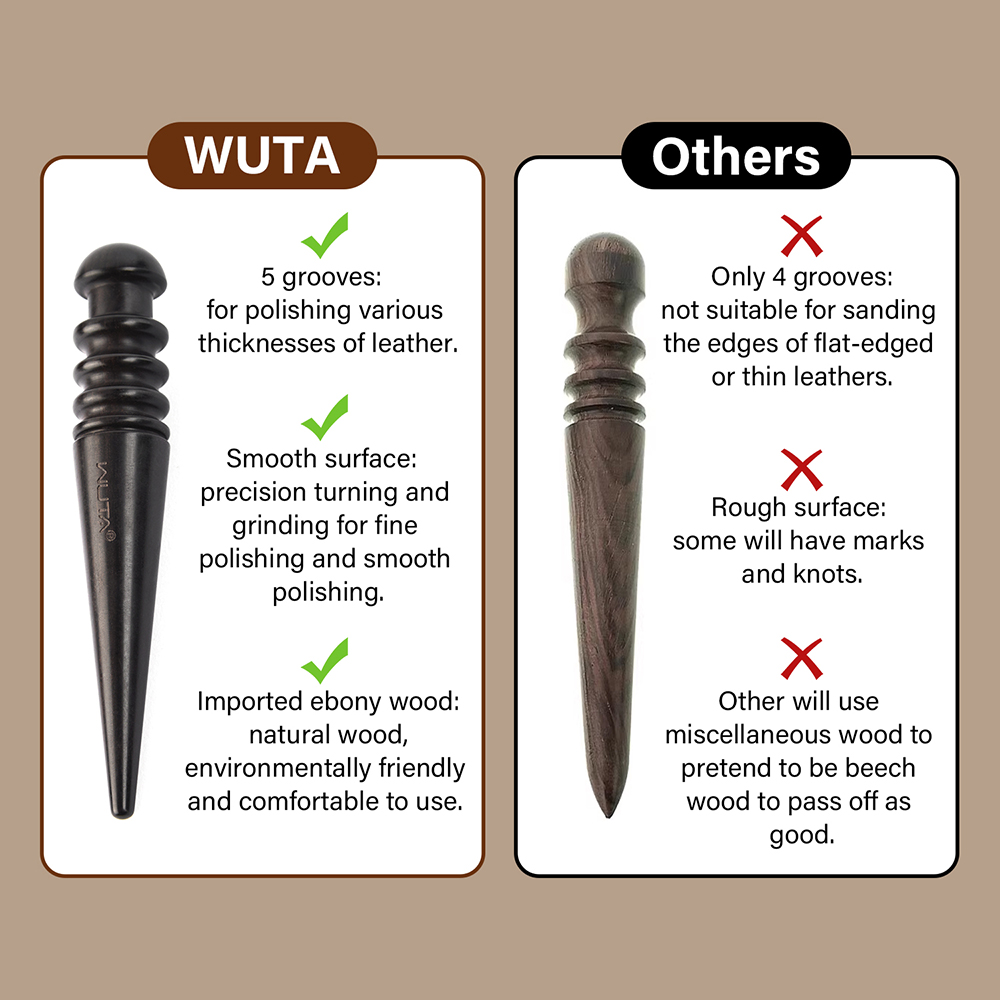 WUTA 1PC Pro Lederkantenpolier – Leatherwork Hammer Bewertung und Preis