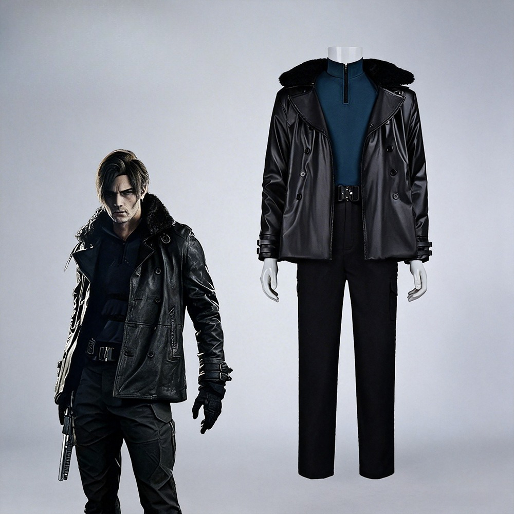 Game Leon Kennedy Re9 Evil Cos – Leather Work Pants Bewertung und Preis