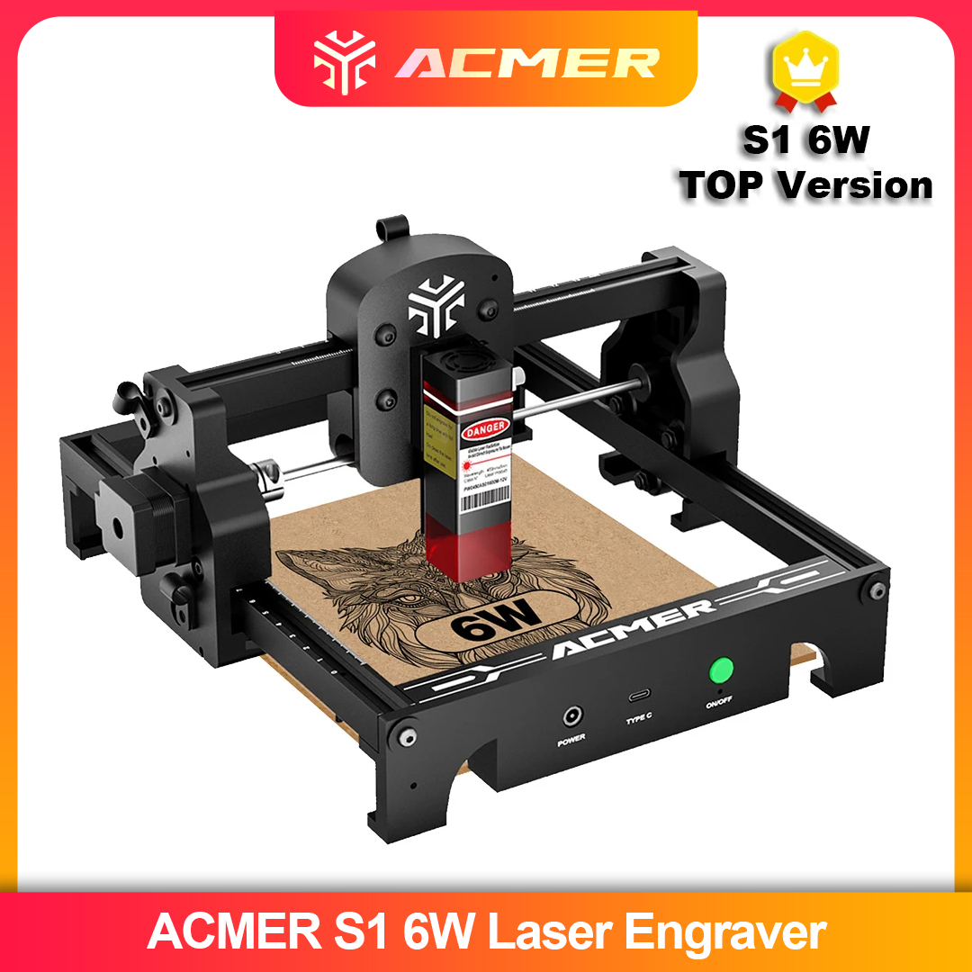 ACMER S1 2,5/3,5/6 W Lasergrav – Leatherwork Machine Bewertung und Preis