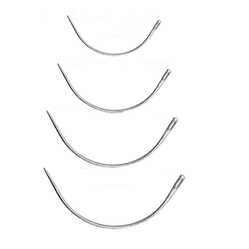 4-teiliges Set mit gebogenen N – Leatherwork Hand Sewing Needles Bewertung und Preis